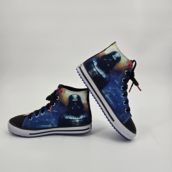Darth Vader Star Wars High-Top Sneakers NWOT - Picture 1 of 10